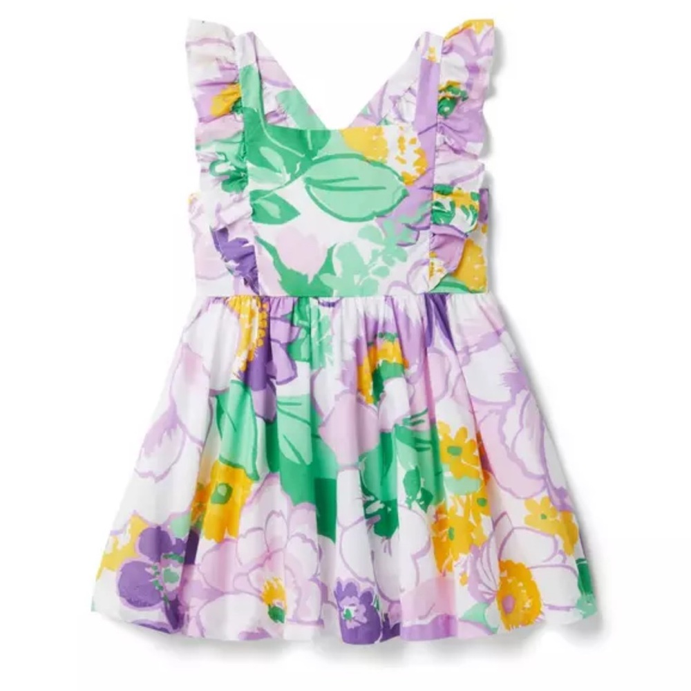 NWOT Janie and Jack Lilac Floral Dress